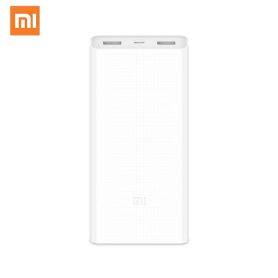 Original Xiaomi MI Power Bank 2C 20000mAh External Battery Fast Charging High Capacity Portable Xiaomi Powerbank 2C Dual USB